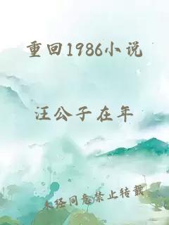 重回1986小說