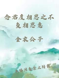 念君度相思之不負(fù)相思意