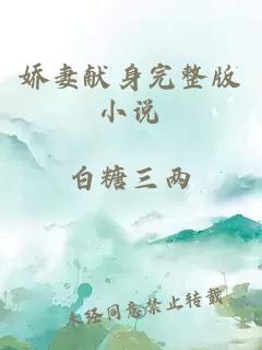 嬌妻獻身完整版小說
