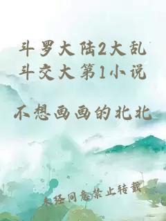 斗羅大陸2大亂斗交大第1小說(shuō)