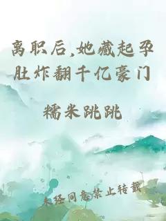 離職后,她藏起孕肚炸翻千億豪門