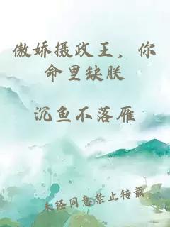 傲嬌攝政王,你命里缺朕