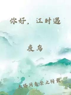 你好,江時遇
