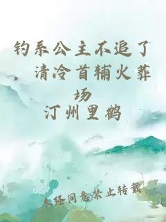 釣系公主不追了，清冷首輔火葬場(chǎng)