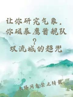 讓你研究氣象，你磁暴鷹醬艦隊？