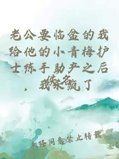 老公要臨盆的我給他的小青梅護士練手助產之后,我殺瘋了