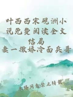 葉西西宋硯洲小說免費閱讀全文結局