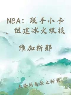 NBA:聯手小卡,組建冰火雙核