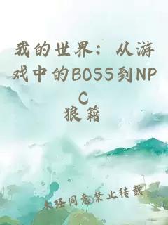 我的世界:從游戲中的BOSS到NPC