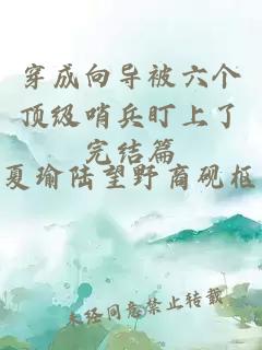 穿成向?qū)П涣鶄€頂級哨兵盯上了完結(jié)篇