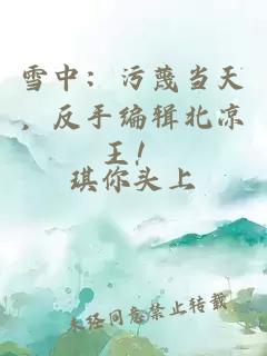 雪中:污蔑當天,反手編輯北涼王!