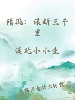 隋風：謀斷三千里