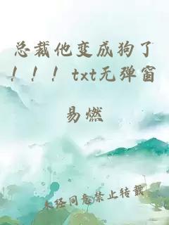 總裁他變成狗了！！！txt無彈窗