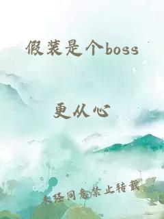 假裝是個boss